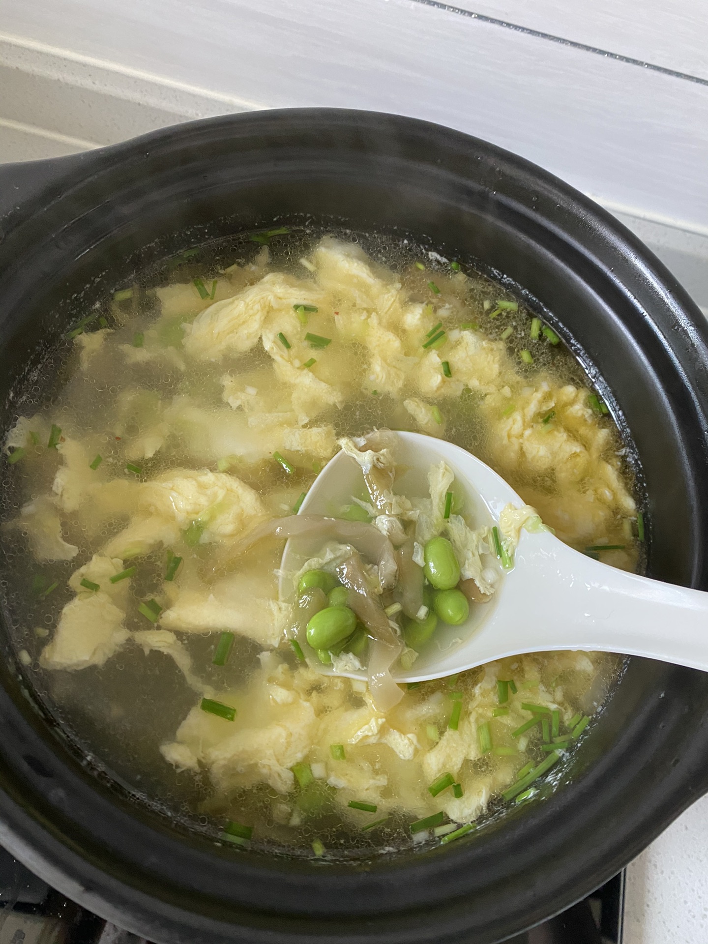 毛豆蛋汤怎么做「丝瓜毛豆蛋汤怎么做」